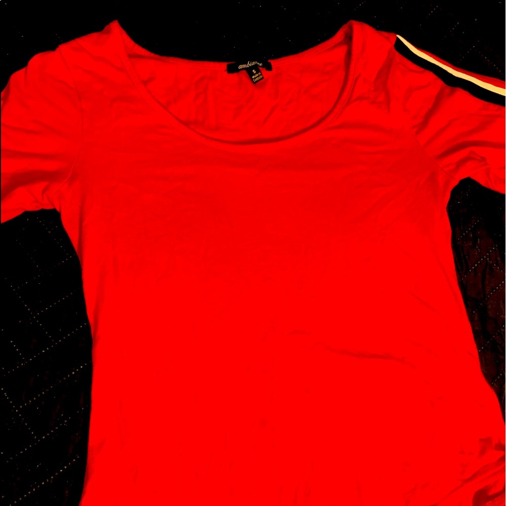 Cute red body suit